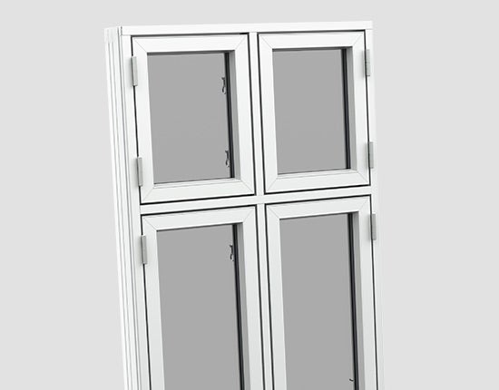 Dannebrog Fenster oder Dänisches Fenster